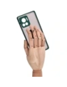 Hurtownia GSM - Bizon Case Hybrid Ring Motorola Edge 30 Ultra füstös sötétzöld kerettel - BIZ472 - {ean13} - Hurt