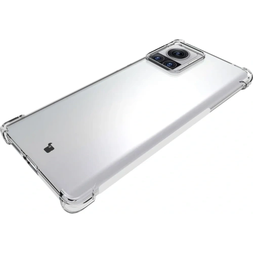 Etui + 2x folia + obiektyw Bizon Case Clear Pack do Motorola Moto Edge 30 Ultra przezroczyste