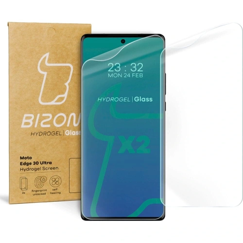 Folia hydrożelowa na ekran Bizon Glass Hydrogel do Motorola Edge 30 Ultra [2 PACK]