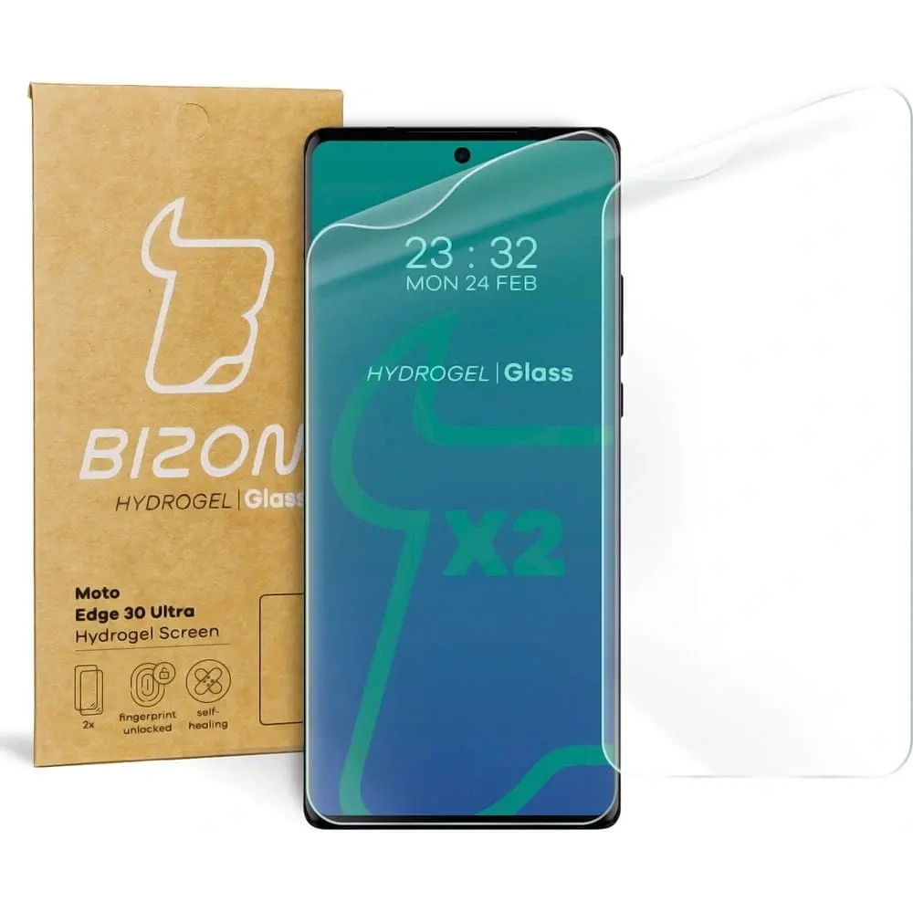 Wholesale Bizon Glass Hydrogel Motorola Edge 30 Ultra [2 PACK] - BIZ474 - {ean13} - Hurt