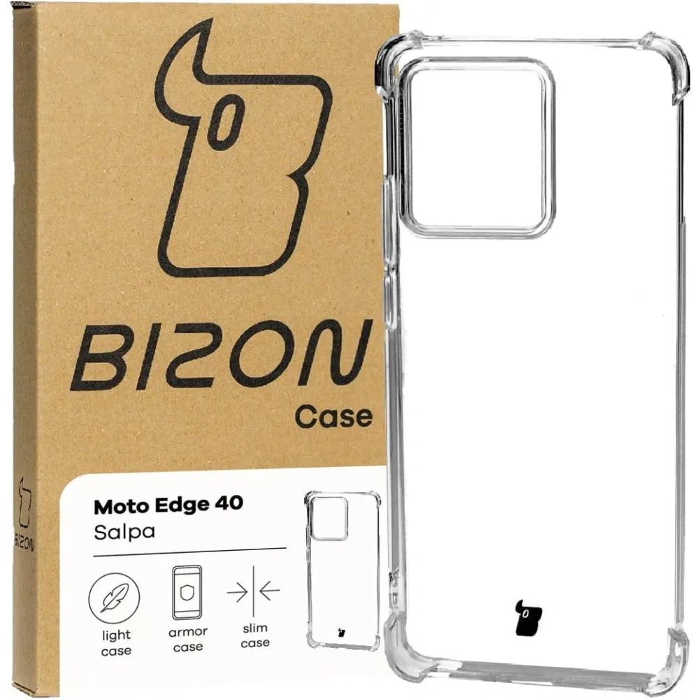 Wholesale Bizon Case Salpa Motorola Edge 40 clear - BIZ475 - {ean13} - Hurt