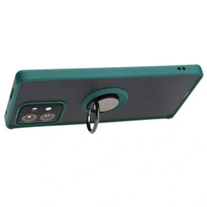 Wholesale Bizon Case Hybrid Ring Motorola Edge 40 Pro smoky with a dark green frame - BIZ476 - {ean13} - Hurt