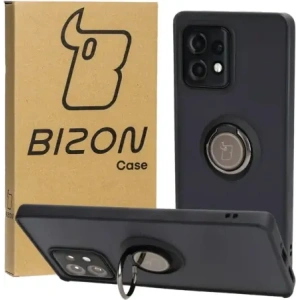 Hurtownia GSM - Inel hibrid Bizon Case Motorola Edge 40 Pro fumuriu cu un cadru negru - BIZ477 - {ean13} - Hurt