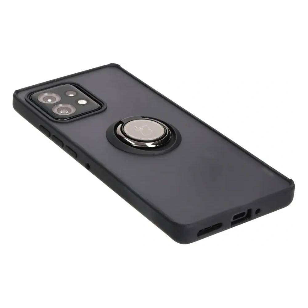 Wholesale Bizon Case Hybrid Ring Motorola Edge 40 Pro smoky with a black frame - BIZ477 - {ean13} - Hurt