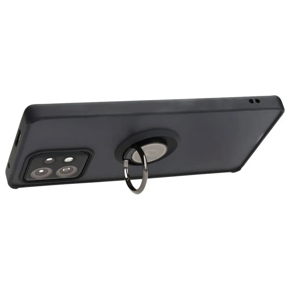 Wholesale Bizon Case Hybrid Ring Motorola Edge 40 Pro smoky with a black frame - BIZ477 - {ean13} - Hurt