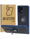 Hurtownia GSM - Caz Bizon Hybrid Ring Motorola Edge 40 Pro fumuriu cu un cadru albastru închis. - BIZ478 - {ean13} - Hurt