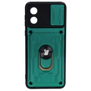Hurtownia GSM - Bizon Case Camshield Kartensteckplatz Ring Motorola Moto E13 5G grün - BIZ483 - {ean13} - Hurt