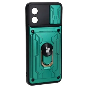 Hurtownia GSM - Bizon Case Camshield Card Slot Ring Motorola Moto E13 5G verde - BIZ483 - {ean13} - Hurt