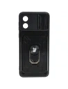 Bizon Case Camshield Kartensteckplatz Ring Motorola Moto E13 5G schwarz
