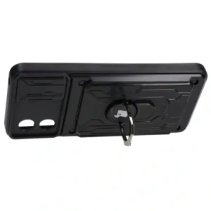 Hurtownia GSM - Bizon Case Camshield Card Slot Ring Motorola Moto E13 5G negru - BIZ484 - {ean13} - Hurt