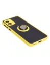 Wholesale Bizon Case Hybrid Ring Motorola Moto E13 smoky with a yellow frame - BIZ485 - {ean13} - Hurt