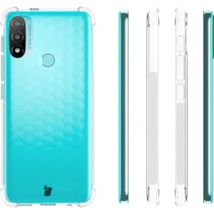 Hurtownia GSM - Bizon Case Clear Pack carcasă + 2x sticlă de ecran + sticlă de lentilă Moto E20 transparentă - BIZ488 - {ean13} - Hurt