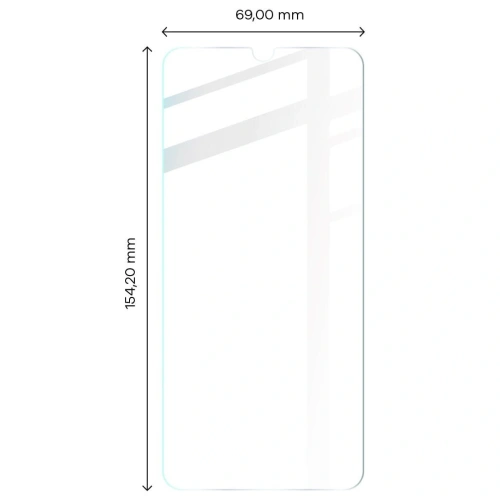 Szkło hartowane Bizon Glass Clear - 3 szt. + obiektyw Moto E20