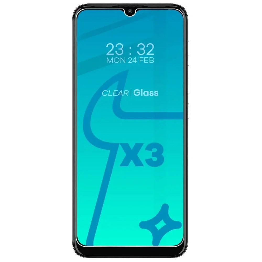 Hurtownia GSM - Bizon Glass Sticlă călită transparentă - 3 buc. + sticlă lentilă Moto E20 - BIZ489 - {ean13} - Hurt
