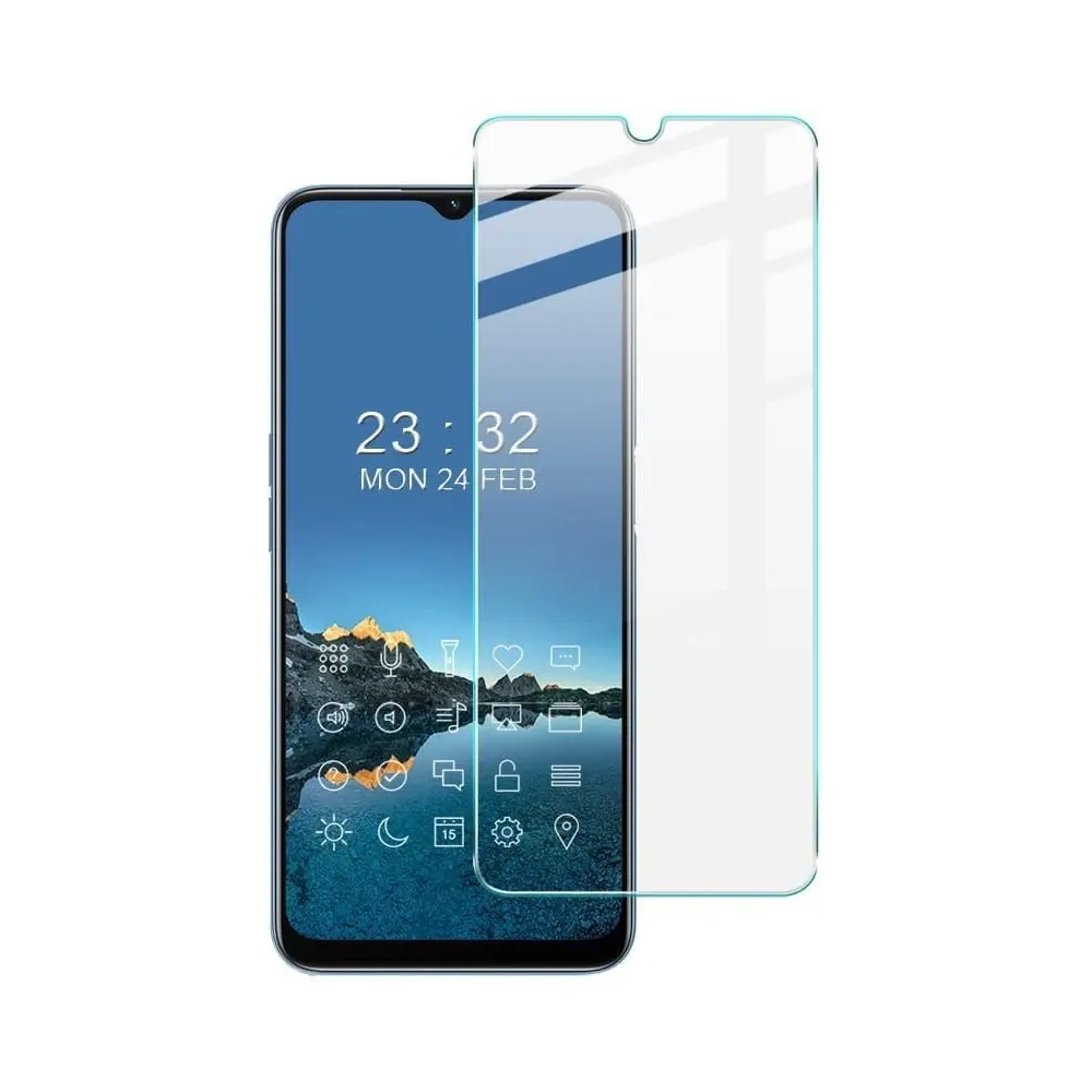 Hurtownia GSM - Bizon Glass Sticlă călită transparentă - 3 buc. + sticlă lentilă Moto E20 - BIZ489 - {ean13} - Hurt