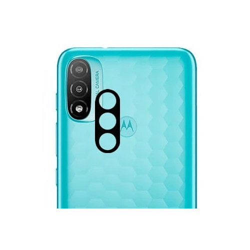 Szkło hartowane Bizon Glass Edge - [2 PACK] + ochrona na obiektyw Moto E20