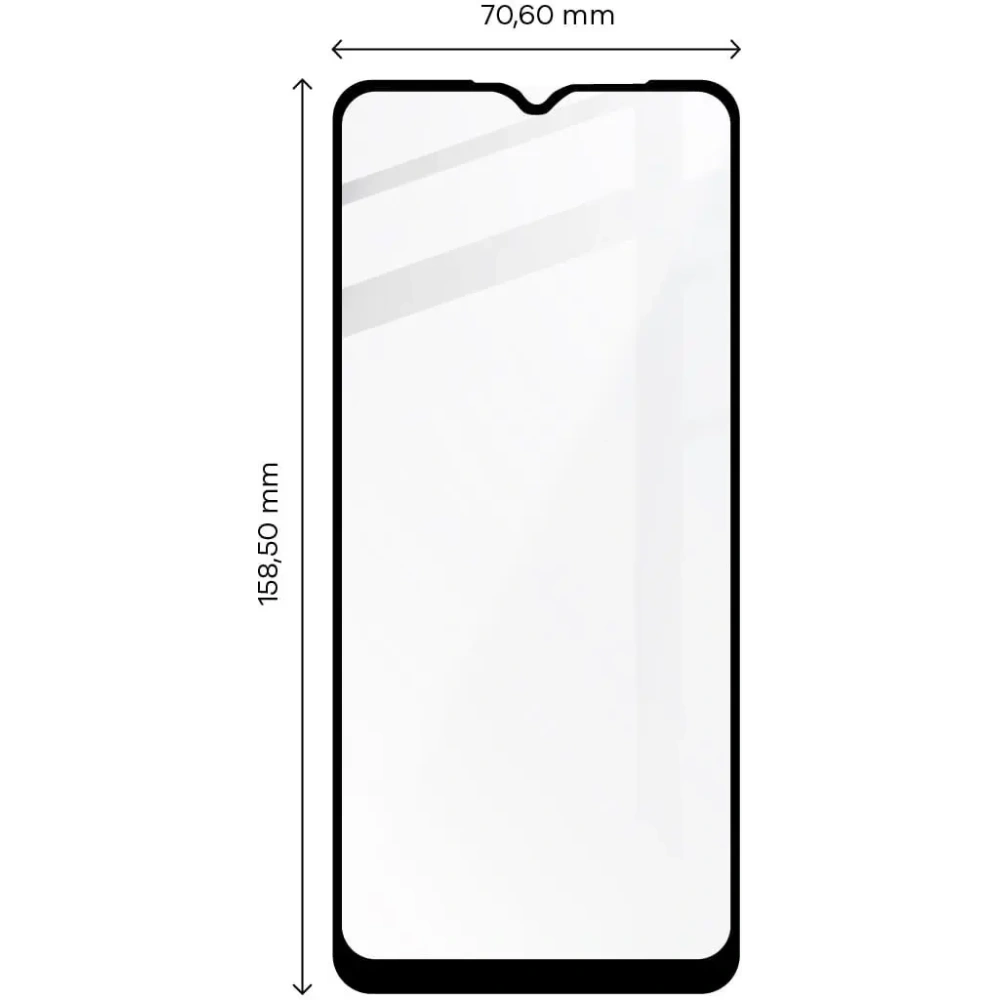 Hurtownia GSM - Bizon Glass Edge Moto E20 negru - BIZ491 - {ean13} - Hurt