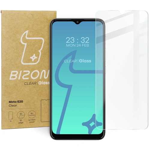 Szkło hartowane Bizon Glass Clear do Motorola Moto E20