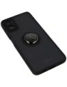Hurtownia GSM - Bizon Case Hybrid Ring Motorola Moto E22 / E22i smoky cu un cadru negru - BIZ494 - {ean13} - Hurt