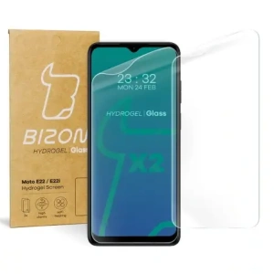 Hurtownia GSM - Bizon Glass Hydrogel Motorola Moto E22 / E22i [2 PACK] - BIZ495 - {ean13} - Hurt