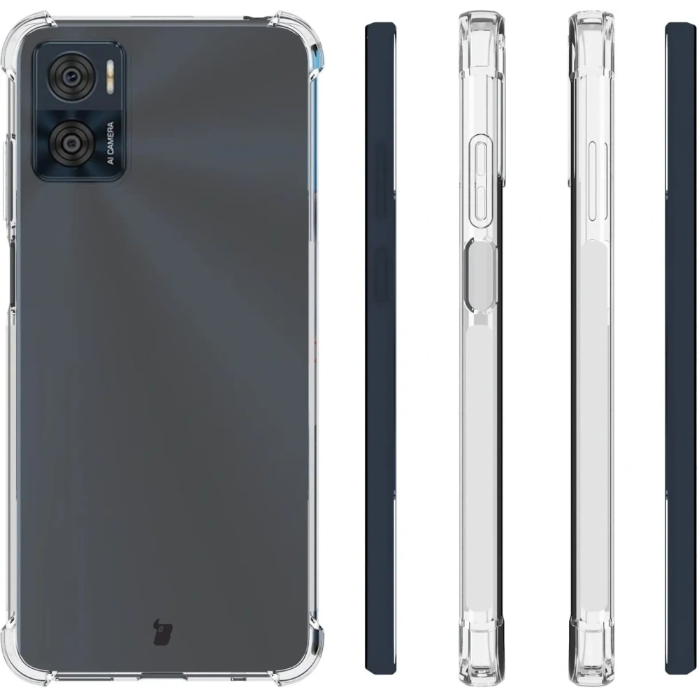 Hurtownia GSM - Etui + 2x folie Bizon Case Clear Pack pro Motorola Moto E22 / E22i průhledné - BIZ496 - {ean13} - Hurt