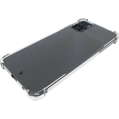 Etui + 2x folia Bizon Case Clear Pack do Motorola Moto E22 / E22i przezroczyste