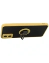 Hurtownia GSM - Etui s úchytem na prst Bizon Case Hybrid Ring pro Motorola Moto E22 / E22i kouřové se žlutým rámečkem - BIZ497 - {ean13} - Hurt