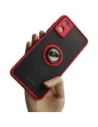 Hurtownia GSM - Bizon Case Hybrid Ring Motorola Moto E22 / E22i rauchig mit einem roten Rahmen - BIZ498 - {ean13} - Hurt