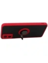 Hurtownia GSM - Etui s úchopem na prst Bizon Case Hybrid Ring pro Motorola Moto E22 / E22i kouřové s červeným rámem - BIZ498 - {ean13} - Hurt