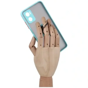 Hurtownia GSM - Etui z uchwytem na palec Bizon Case Hybrid Ring do Motorola Moto E22 / E22i przydymione z jasnoniebieską ramką - BIZ499 - {ean13} - Hurt