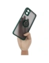 Hurtownia GSM - Bizon Case Hybrid Ring Motorola Moto E22 / E22i füstös sötétzöld kerettel - BIZ500 - {ean13} - Hurt