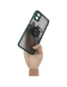 Hurtownia GSM - Bizon Case Hybrid Ring Motorola Moto E22 / E22i füstös sötétzöld kerettel - BIZ500 - {ean13} - Hurt