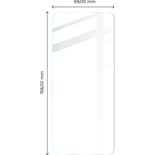 Szkło hartowane Bizon Glass Clear - 3 szt. + obiektyw Motorola Moto E32 / E32s
