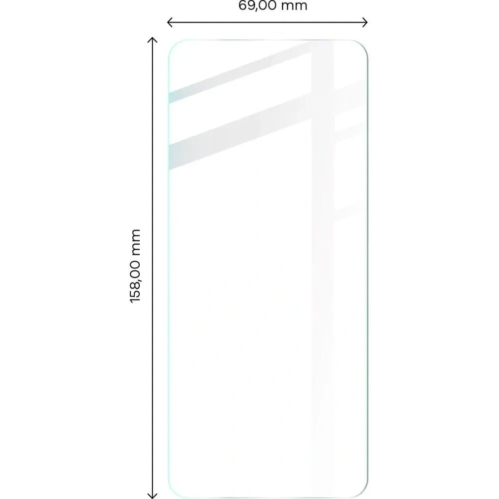 Hurtownia GSM - Bizon Glass Sticlă securizată transparentă - 3 buc. + sticlă lentilă Motorola Moto E32 / E32s - BIZ501 - {ean13} - Hurt