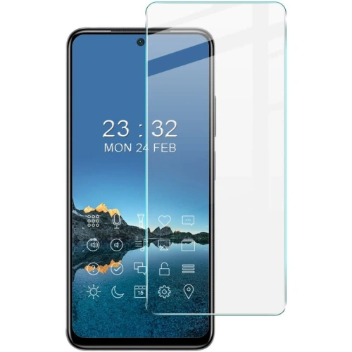 Szkło hartowane Bizon Glass Clear - 3 szt. + obiektyw Motorola Moto E32 / E32s