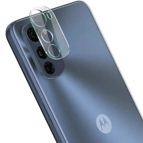 Szkło hartowane Bizon Glass Clear - 3 szt. + obiektyw Motorola Moto E32 / E32s