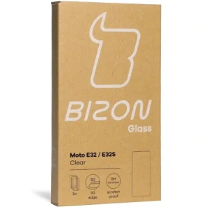 Wholesale Bizon Glass Clear tempered glass - 3 pcs. + lens glass Motorola Moto E32 / E32s - BIZ501 - {ean13} - Hurt