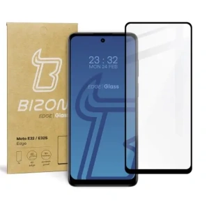 Hurtownia GSM - Szkło hartowane Bizon Glass Edge do Motorola Moto E32 / E32s czarne - BIZ503 - {ean13} - Hurt