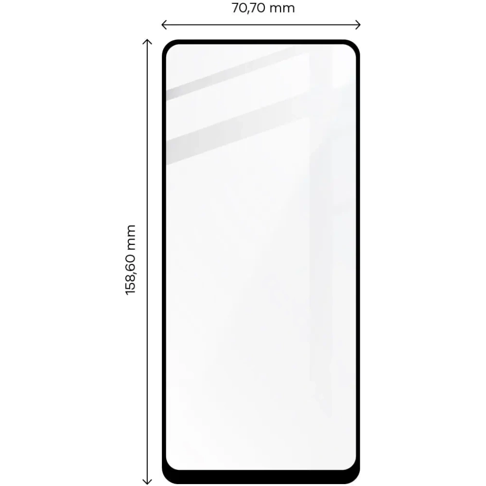 Hurtownia GSM - Bizon Glass Edge Motorola Moto E32 / E32s negru - BIZ503 - {ean13} - Hurt