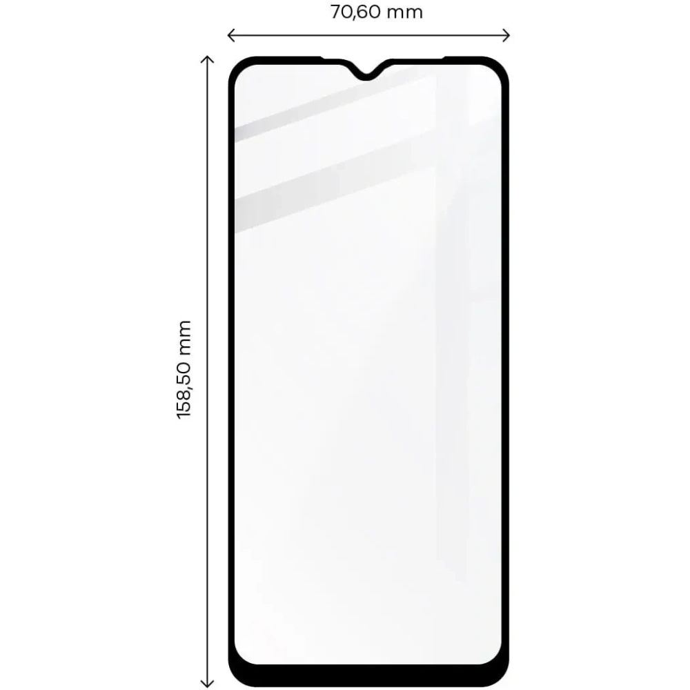 Hurtownia GSM - Bizon Glass Edge Moto E7 Power / E7i Power negru - BIZ506 - {ean13} - Hurt