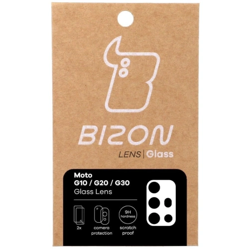 Szkło na aparat Bizon Glass Lens do Moto G10/ G20/ G30 [2 PACK]