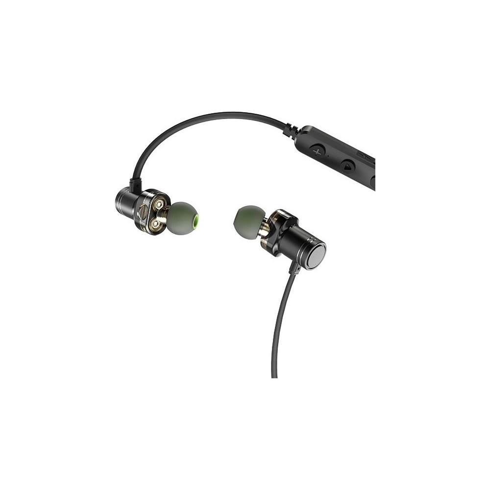 Wholesale AWEI Wireless In-Ear Earphones Bluetooth X670BL black Dual Dynamic Drivers - AWEI040BLK - {ean13} - Hurt