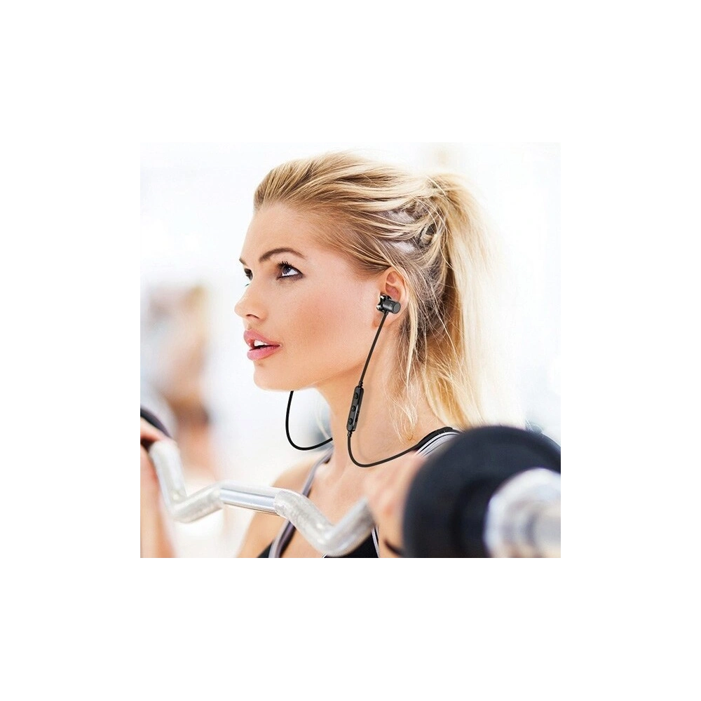 Wholesale AWEI Wireless In-Ear Earphones Bluetooth X670BL black Dual Dynamic Drivers - AWEI040BLK - {ean13} - Hurt