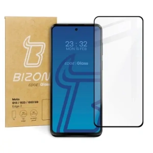 Hurtownia GSM - Szkło hartowane Bizon Glass Edge 2 do Moto G13 / G23 / G53 5G czarne - BIZ513 - {ean13} - Hurt