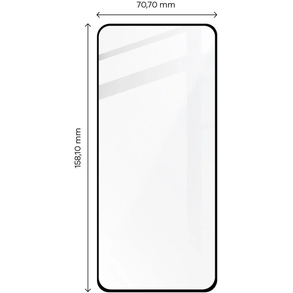 Hurtownia GSM - Sklo tvrzené Bizon Glass Edge 2 do Moto G13 / G23 / G53 5G černé - BIZ513 - {ean13} - Hurt