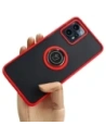 Hurtownia GSM - Etui s úchopem na prst Bizon Case Hybrid Ring pro Motorola Moto G13 / G23 / G53 5G kouřové s červeným rámečkem - BIZ515 - {ean13} - Hurt