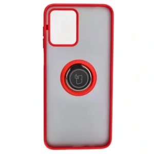 Hurtownia GSM - Bizon Case Hybrid Ring Motorola Moto G13 / G23 / G53 5G fumuriu cu un cadru roșu - BIZ515 - {ean13} - Hurt
