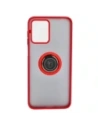 Hurtownia GSM - Etui z uchwytem na palec Bizon Case Hybrid Ring do Motorola Moto G13 / G23 / G53 5G przydymione z czerwoną ramką - BIZ515 - {ean13} - Hurt