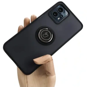 Wholesale Bizon Case Hybrid Ring Motorola Moto G13 / G23 / G53 5G smoky with a black frame - BIZ516 - {ean13} - Hurt
