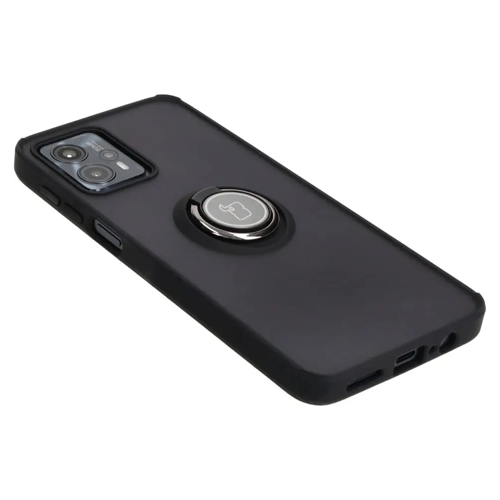 Wholesale Bizon Case Hybrid Ring Motorola Moto G13 / G23 / G53 5G smoky with a black frame - BIZ516 - {ean13} - Hurt